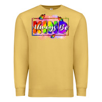 Antique Gold Always be kind Premium Sweatshirt - FaDigitalArtStudio