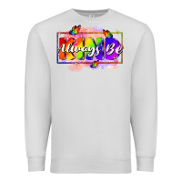 Dove Grey Always be kind Premium Sweatshirt - FaDigitalArtStudio