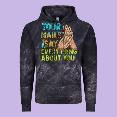 Your Nails Say Everything About You Bbs Vintage Hoodie Designed By Bundleandbundleshop