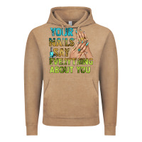 Vintage Coffee your nails say everything about you bbs Vintage Hoodie - BundleAndBundleShop