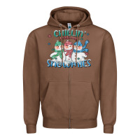 Chestnut chillin with my snowmies Zipper Hoodie - CowGirlArtShop