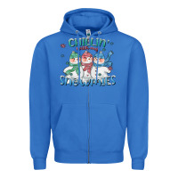 True Royal chillin with my snowmies Zipper Hoodie - CowGirlArtShop