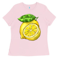 Bubblegum Pink lemon Ladies Tee - BarkalooDesign