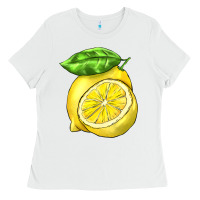 White lemon Ladies Tee - BarkalooDesign