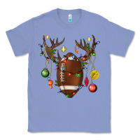 Colony Blue American Football Horn Christmas Classic Tee - BundleAndBundleShop