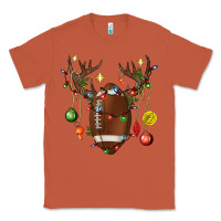 Copper American Football Horn Christmas Classic Tee - BundleAndBundleShop
