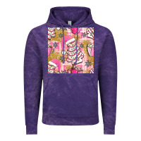 Cloud Purple christmas cake and pink mug seamless pattern bbs Vintage Hoodie - BundleAndBundleShop