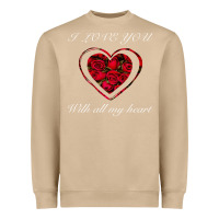 Mushroom I love you with all my heart Heavyweight Sweatshirt - Bettercallsaul