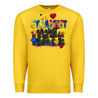 Lemon straight against hate Premium Sweatshirt - FaDigitalArtStudio