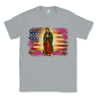 Heather Grey america our lady of guadalupe Classic Tee - JahusDesignShop