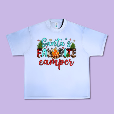 Santa S Favorite Camper Urban Heavy Tee Designed By Jahusdesignshop