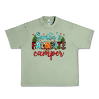 Oil Green santa s favorite camper Urban Heavy Tee - JahusDesignShop