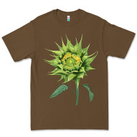Cacao sun fill green green sunflower Premium Tee - LillyAllenDesigns
