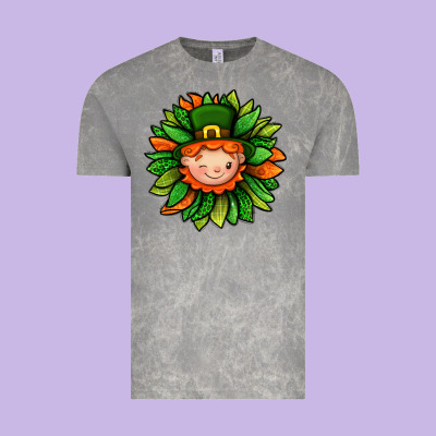 St. Patricks Sunflower With Dwarf Vintage Tee Designed By Bundleandbundleshop