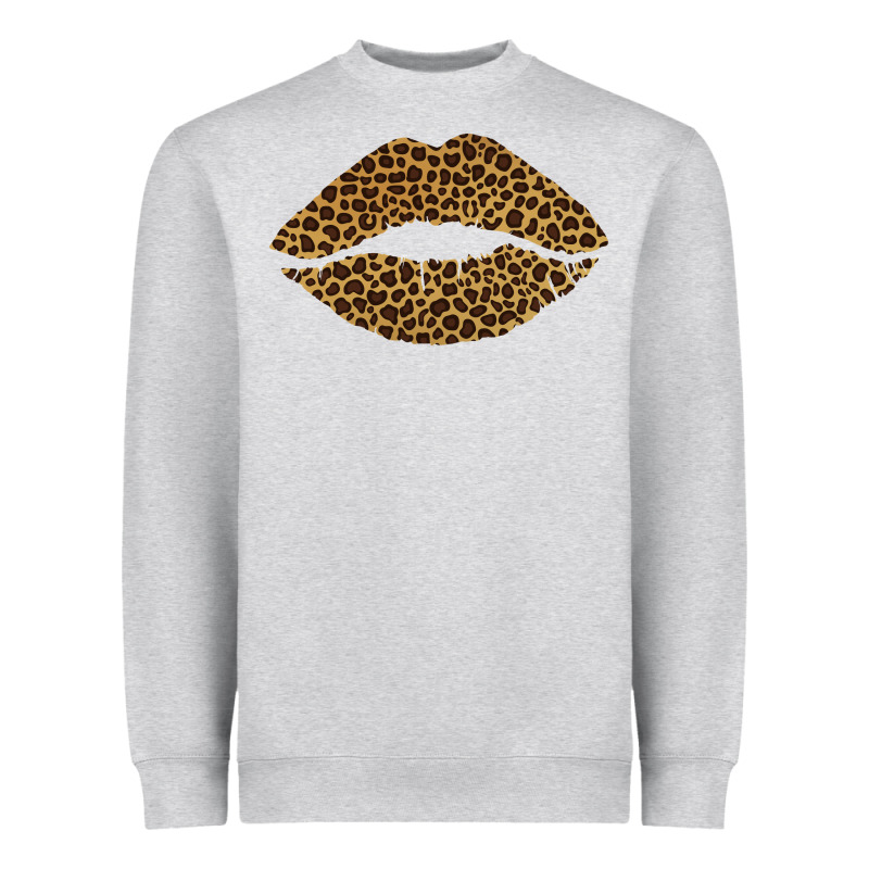 Leopard Lips Heavyweight Sweatshirt by Bettercallsaul | Teevron