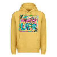 Antique Gold nurse life olivia  (1) Premium Hoodie - OliviaCreatesArt
