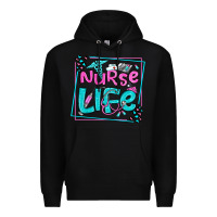 Black nurse life olivia  (1) Premium Hoodie - OliviaCreatesArt