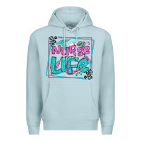 Blue Mist nurse life olivia  (1) Premium Hoodie - OliviaCreatesArt