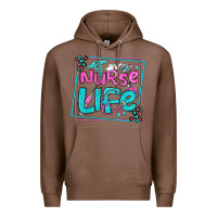 Chestnut nurse life olivia  (1) Premium Hoodie - OliviaCreatesArt
