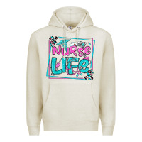 Oatmeal Heather nurse life olivia  (1) Premium Hoodie - OliviaCreatesArt