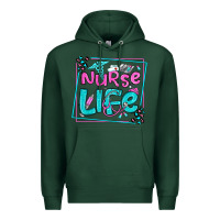 Sports Green nurse life olivia  (1) Premium Hoodie - OliviaCreatesArt