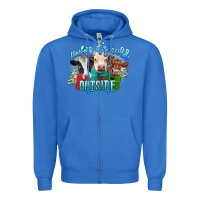 True Royal heifers its cold outside Zipper Hoodie - CowGirlArtShop