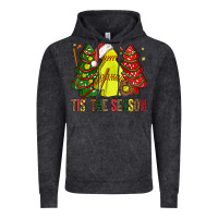 Vintage Black tis' the season softball christmas cakes bbs Vintage Hoodie - BundleAndBundleShop
