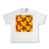 Lunar Rock softball hearts seamless pattern Urban Heavy Tee - BundleAndBundleShop