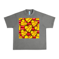 Tornado softball hearts seamless pattern Urban Heavy Tee - BundleAndBundleShop