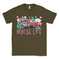 Army Green Nurse Life Truck Classic Tee - BundleAndBundleShop