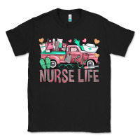 Black Nurse Life Truck Classic Tee - BundleAndBundleShop