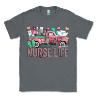 Charcoal Heather Nurse Life Truck Classic Tee - BundleAndBundleShop
