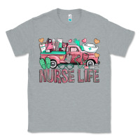 Heather Grey Nurse Life Truck Classic Tee - BundleAndBundleShop
