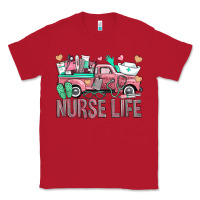 Red Nurse Life Truck Classic Tee - BundleAndBundleShop