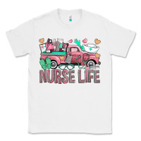 White Nurse Life Truck Classic Tee - BundleAndBundleShop