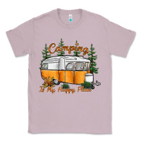 Lilac camping is my happy place Classic Tee - SublimationCraftShop