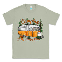 Matcha camping is my happy place Classic Tee - SublimationCraftShop