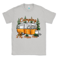 Camping Is My Happy Place Classic Tee | Teevron