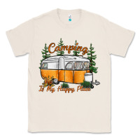 Natural camping is my happy place Classic Tee - SublimationCraftShop