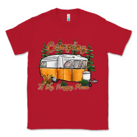 Red camping is my happy place Classic Tee - SublimationCraftShop
