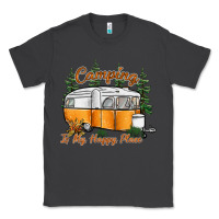 Smoke camping is my happy place Classic Tee - SublimationCraftShop
