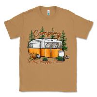 Toasted Coconut camping is my happy place Classic Tee - SublimationCraftShop