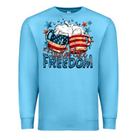 Ocean Blue Tastes like freedom Premium Sweatshirt - FaDigitalArtStudio