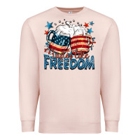 Pale Pink Tastes like freedom Premium Sweatshirt - FaDigitalArtStudio