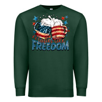 Sports Green Tastes like freedom Premium Sweatshirt - FaDigitalArtStudio