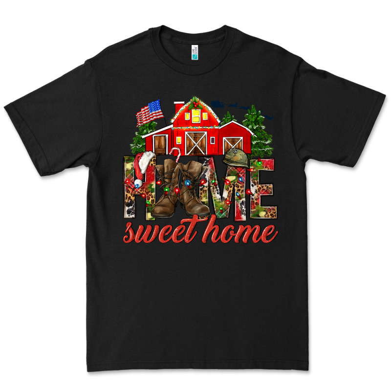 Army Christmas Home Sweet Home Premium Tee by NancyCooperArtShop | Teevron