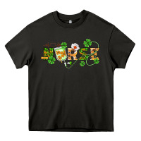 Asphalt st patricks day nurse Heavy Core Tee - BarkalooDesign