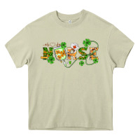 Mossy st patricks day nurse Heavy Core Tee - BarkalooDesign