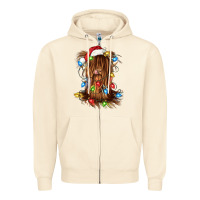 Sandshell christmas heifer cow gnome Zipper Hoodie - CowGirlArtShop