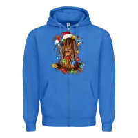 True Royal christmas heifer cow gnome Zipper Hoodie - CowGirlArtShop
